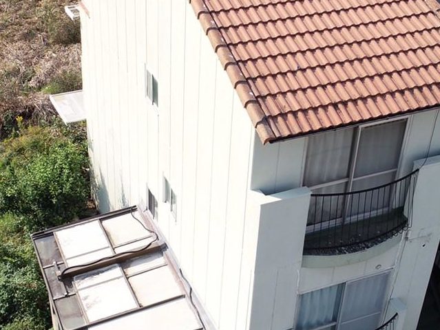 明石市の外壁塗装を実施した3階建て